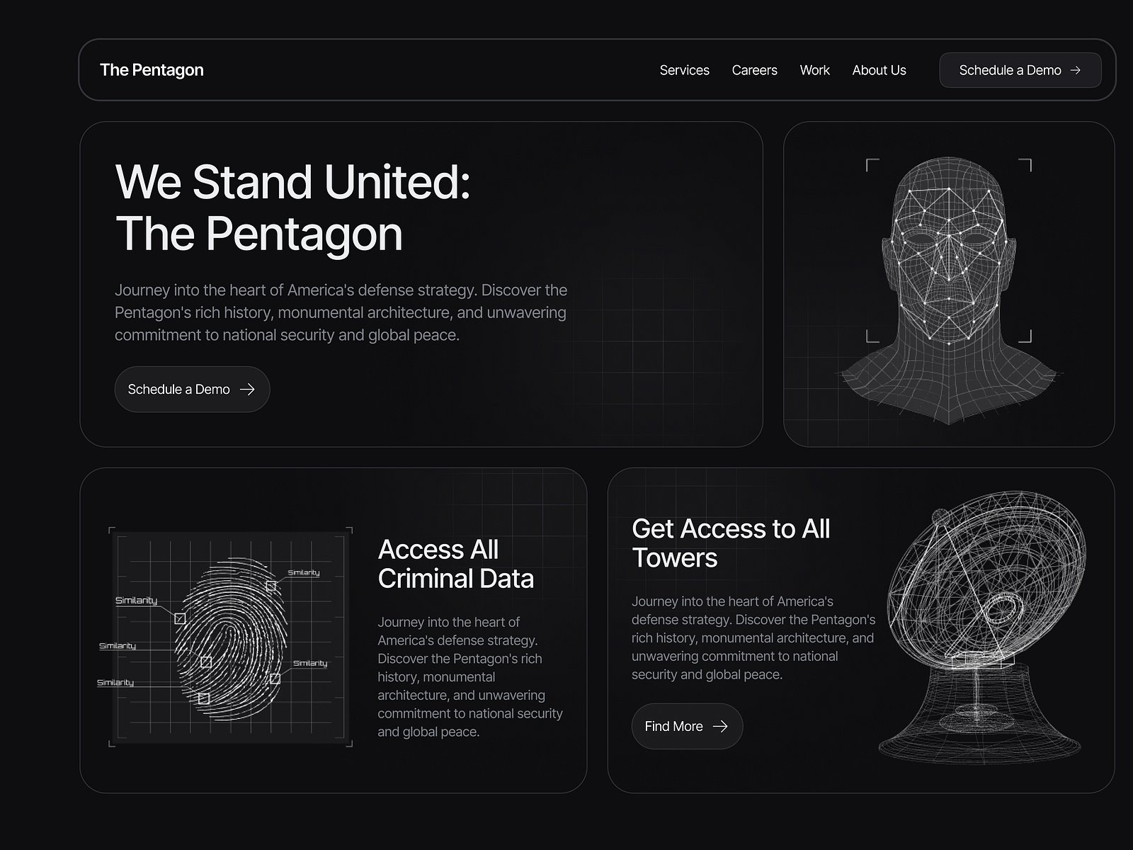 Pentagon - Bento Grid UI Design by Anand Chauhan on Dribbble