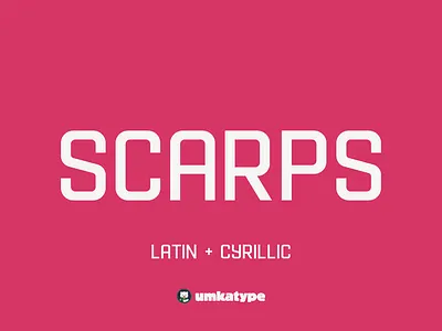 Scarps Display Font branding font clear font creative font cyrillic cyrillic font design display font elegant font font design logo font modern font multilingual font simple font type typeface кириллица