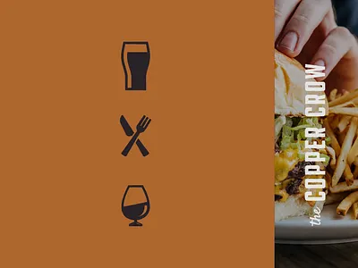 The Copper Crow Branding branding design icons illustration logo restaurant restaurant branding