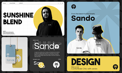 Visual Identity: Sando branding graphic design logo
