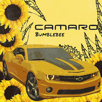 Camaro bumblebee art
