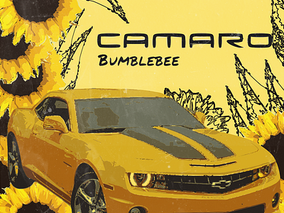 Camaro bumblebee art