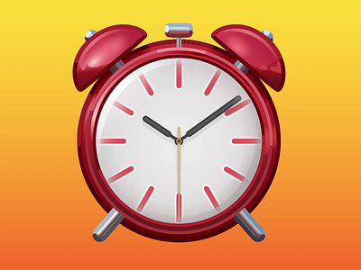 Alarm Clock Emoji 2d alarm clock art cartoon clock design emoji gif stickers vector