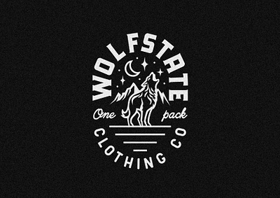 WOLFSTATE CLOTHING CO. badge brand culture graphic design illustration one pack punk streetwear typography uk unity vintage west midlands wolf wolverhampton wolves fc
