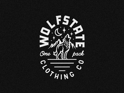 WOLFSTATE CLOTHING CO. badge brand culture graphic design illustration one pack punk streetwear typography uk unity vintage west midlands wolf wolverhampton wolves fc