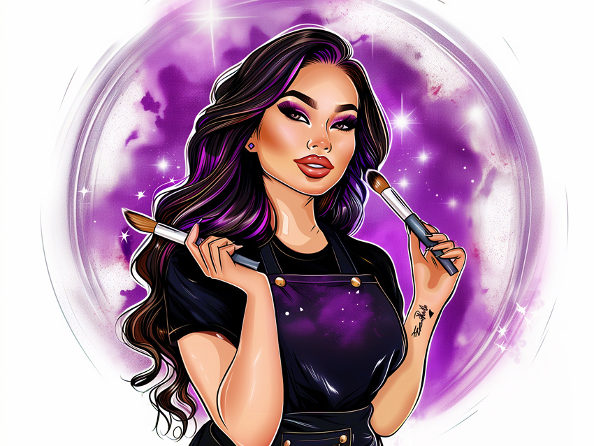 Example of Custom Cartoon Portrait Design