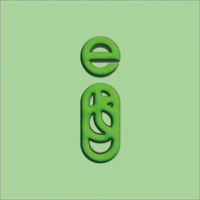 "i" and "e" Nature Logo brand graphic design illustrator logo logo design visual identity