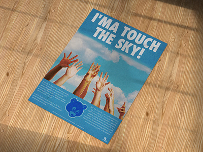 Touch the Sky - Kanye West Poster entertainment graphic design kanye west music poster design