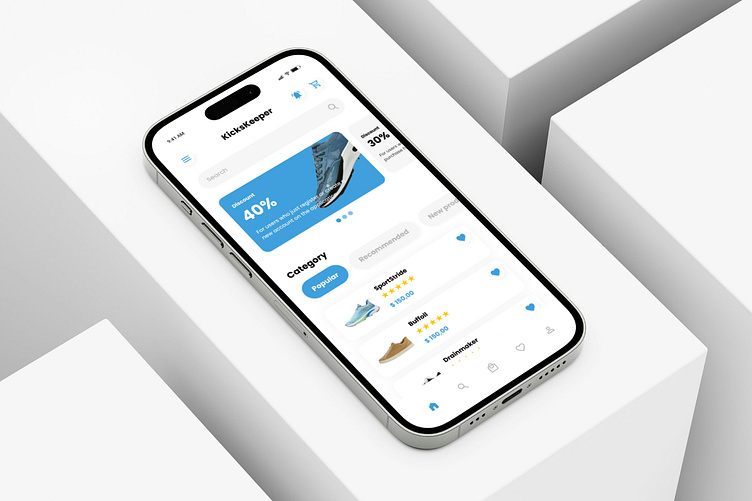 KicksKeeper - Shoe Store Mobile App by Twin Studio Design on Dribbble