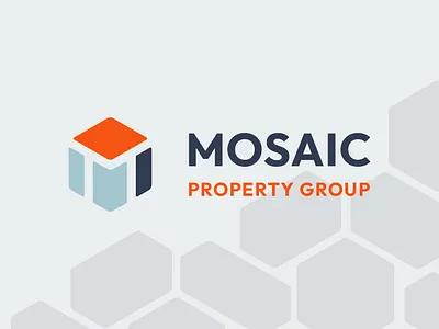 Mosaic Branding branding graphic design logo minimal pattern