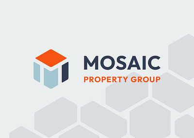 Mosaic Branding branding graphic design logo minimal pattern