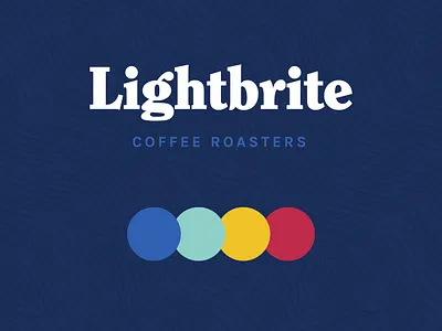 Lightbrite Coffee Logo & Branding branding coffee branding color logo