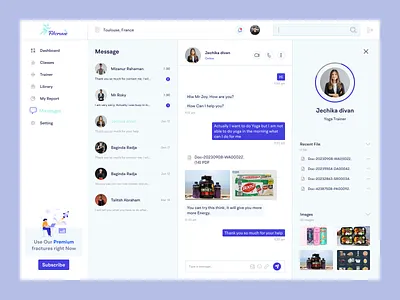 Fitcruve-Fitness Class Dashboard Design app design branding clean dashboard dashboard fitness dashboard graphic design landing page message dashboard minimal dashboard mood board prototyping ui uiux user experience user interface ux web design wireframe