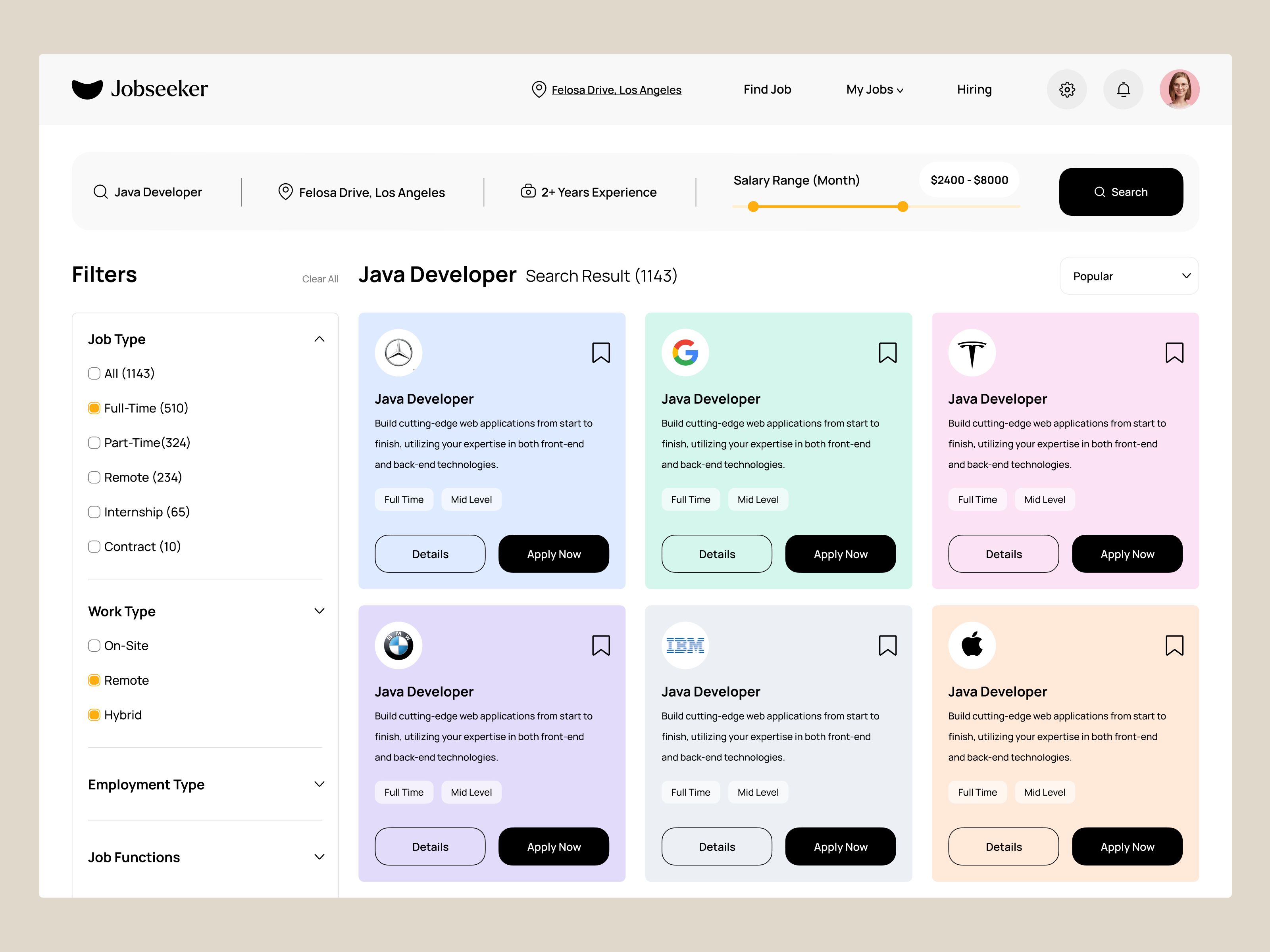 Example of Website Design For Brands & Businesses