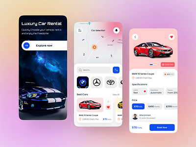 Car rental mobile app