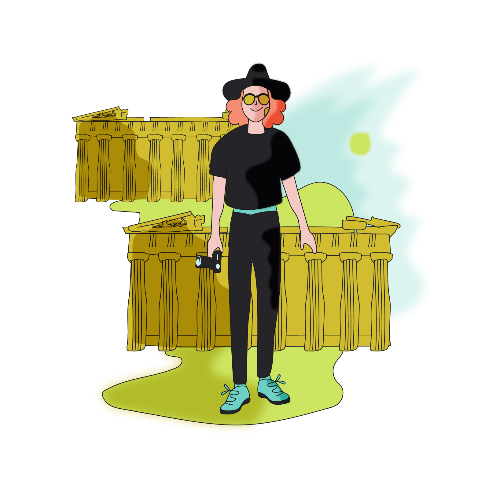 Travel Illustration art design flat graphic design illustration urban vector