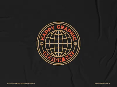 Happy Graphic Design Day badge chile designers flat design graphic design graphic designer venezuela