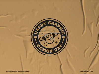 Happy Graphic Design Day badge chile flat design graphic design graphic designer illustration venezuela