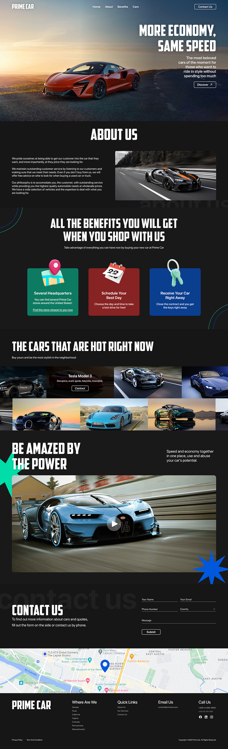 Car Delership Website by Kingsley Lord on Dribbble