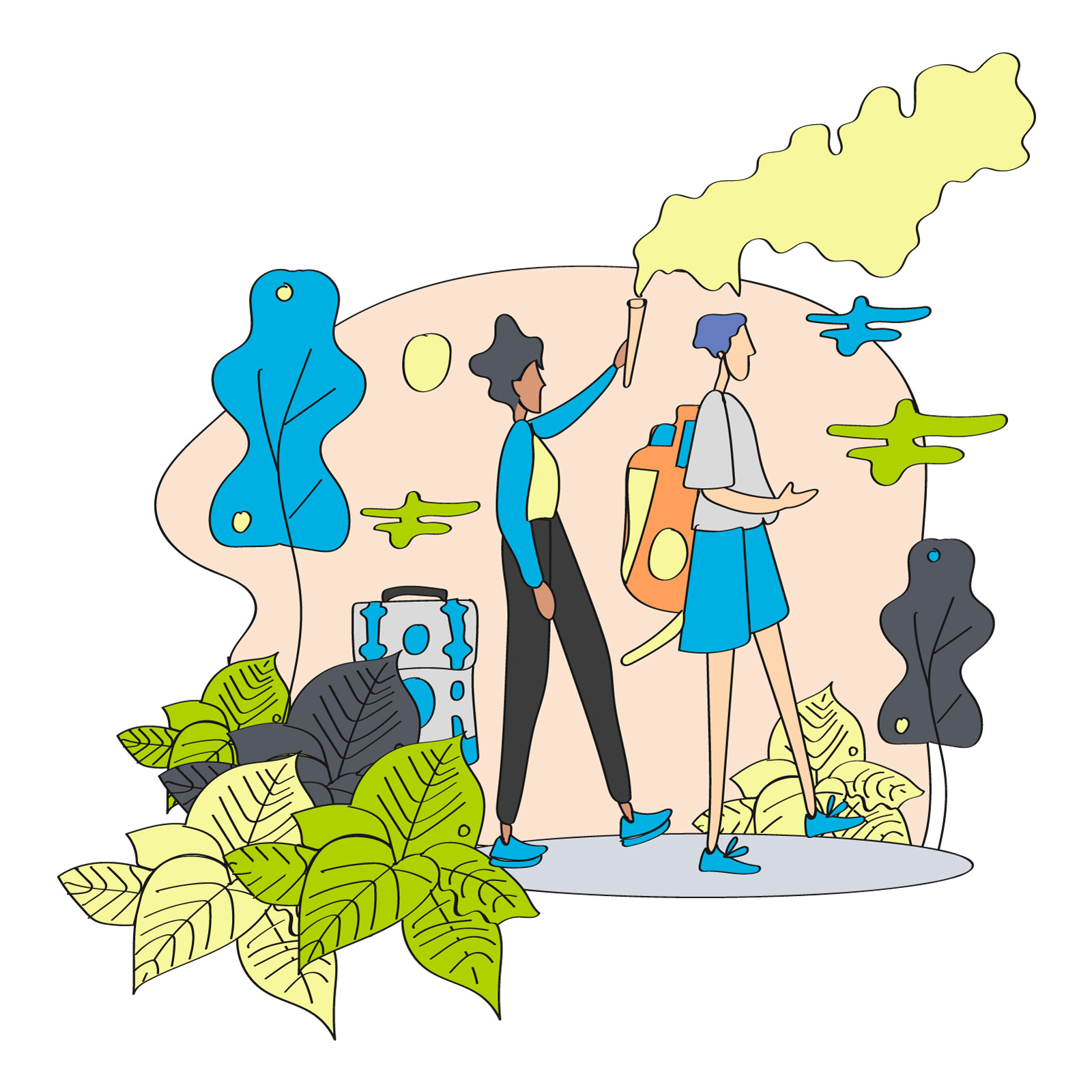 Infographic Illustration animation art flat graphic design illustration ui urban