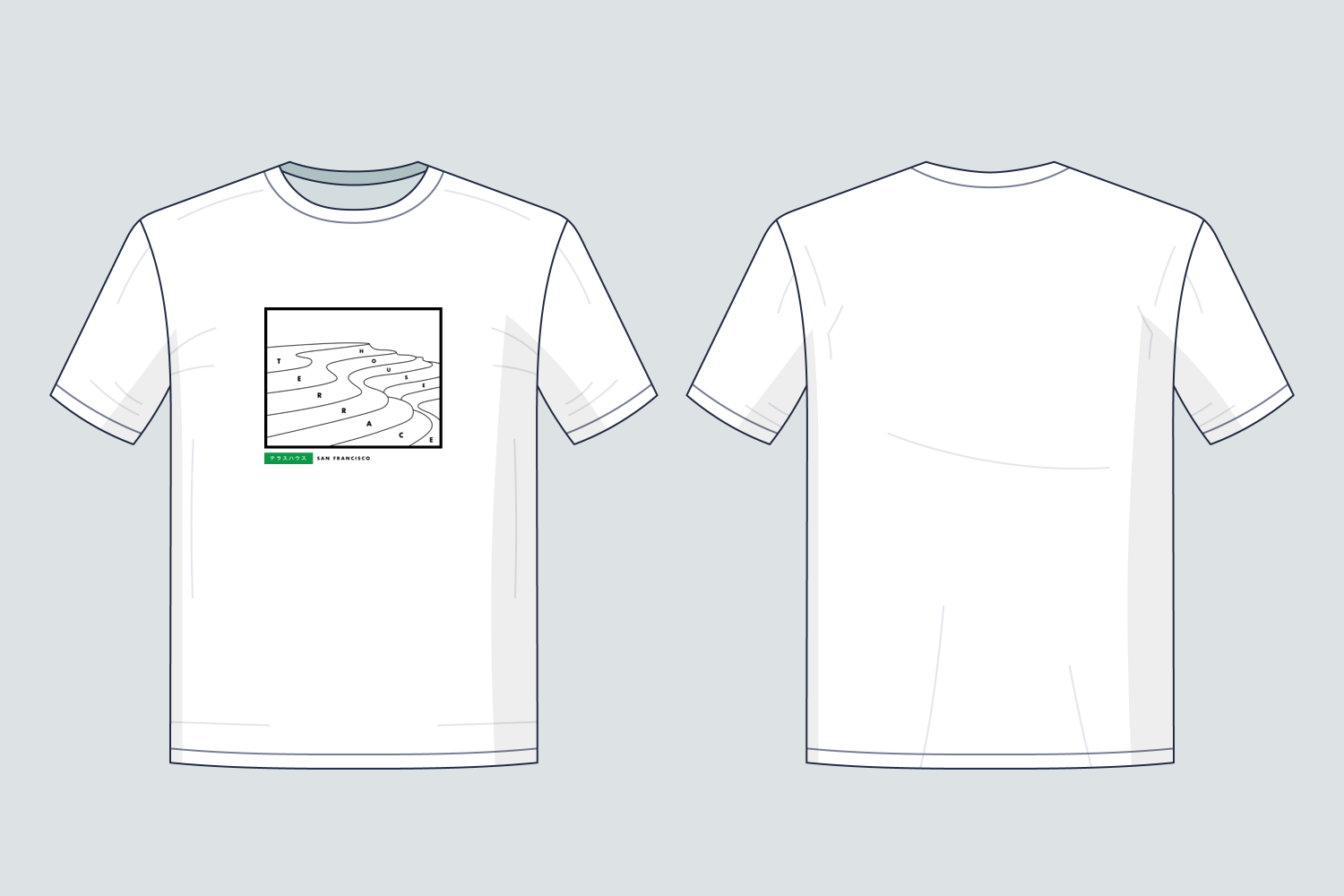 Terrace House, San Francisco ➔ StickerMule Shirt Rebound illustration shirt stickermule