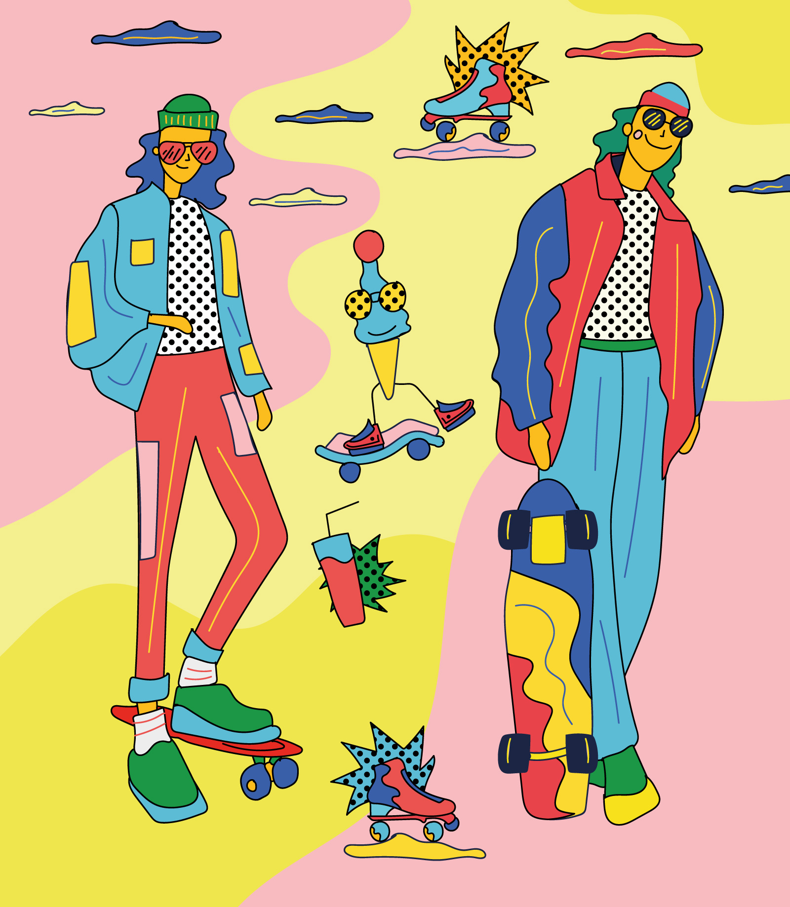 Urban Illustration art design flat graphic design illustration ui urban vector