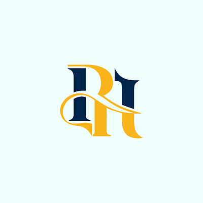 Lettermark Logo Design - R+H branding design creative logo design graphic design illustrator lettermark logo logo logo design logos photoshop rh logo vactor