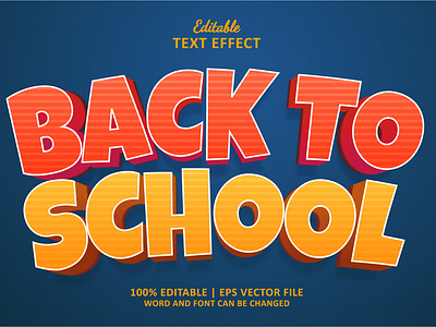 Text Effect Back to School crayons text effect