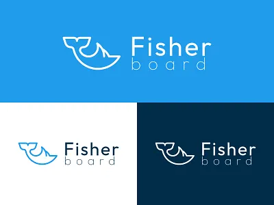 Fisher board logo template best logo best logo designer brand guideline brand identity branding creative logo design fish fisher board logo fishing logo graphic design logo logo design logo designer modern logo smart logo vector visual logo