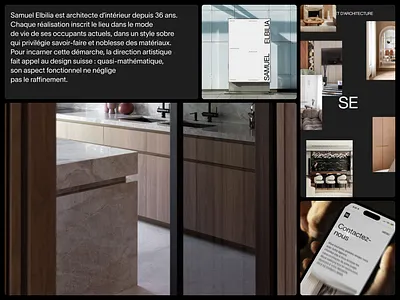 S. Elibilia - Branding agency animation architect branding design home identity landing motion ui