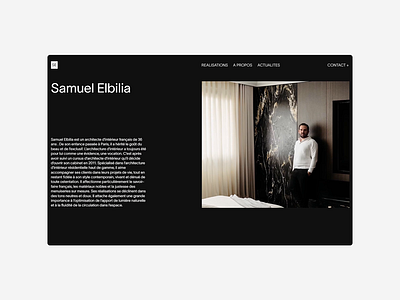 S. Elbilia - Website agency animation branding design home identity landing motion ui ux webdesign