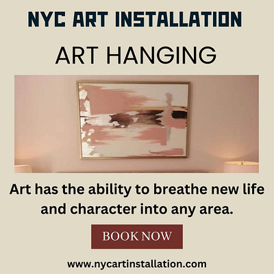 Art Hanging NYC arthanging artinstallation branding design newyork ui