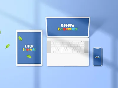 Little Legends Logo Success Story by Mizzeo Digital angel logo baby logo branding branding logo kid shop logo kids logo legend logo little logo logo logo design logo design baby product logo design for kids school shop logo kid toy logo ui ux