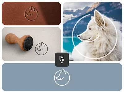 Wolf White Logo app branding design flat graphic design icon illustration logo ui vector wolf wolf brand