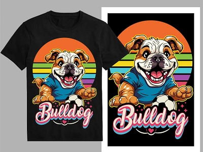 Bulldog T-Shirt design american bulldog animal bulldog bulldog t shirt cartoon dog cute dog dog dog lover dog quotes dog t shirt dogpaw french bulldog pug puppies shirt t shirt design tee trendy tshirt typography design