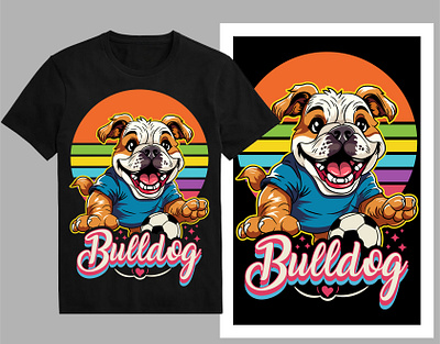 Bulldog T-Shirt design american bulldog animal bulldog bulldog t shirt cartoon dog cute dog dog dog lover dog quotes dog t shirt dogpaw french bulldog pug puppies shirt t shirt design tee trendy tshirt typography design