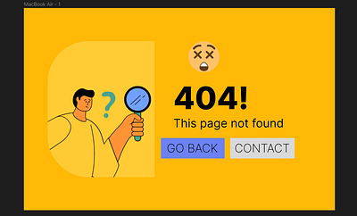 404 page design animation graphic design ui