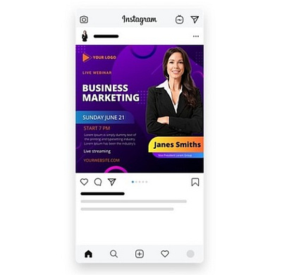 Advertising Post graphic design