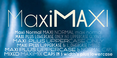 Maxi Fonts elegant