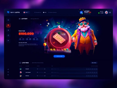 Super Lotto - Big Draw betting big draw buy tickets casino casino games casino tickets casino ui crush game gambling gambling ui game casino ui game design game lotto gaming igaming design lotto design lotto interface online gambling super lotto web design casino