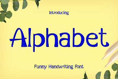 Alphabet Fonts display fonts