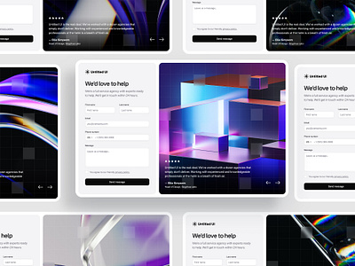 Contact form — Untitled UI contact contact form contact us create account form get in touch message onboarding sign up testimonial ui design user interface web design