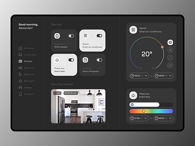 Daily UI 007— Settings app design daily ui home house ipad design settings smart home tablet tablet app