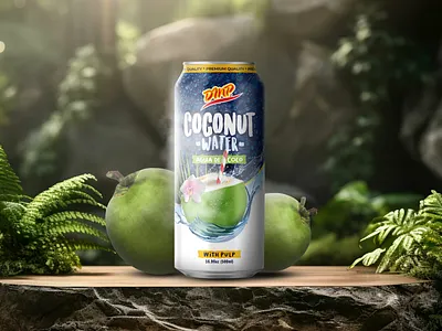 Coconut Water Poster Design 3d animation app branding coconut water coconut water design drink graphic design logo motion graphics natural nature post design poster poster design social media post social media post design trending ui viral design