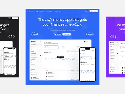 SaaS landing page — Untitled UI b2b grid landing page marketing site minimalism product design saas ui design user interface web design website design