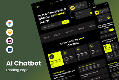 Talk - AI Chatbot Landing Page V1 chatbot