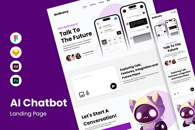 BotBrainy - AI Chatbot Landing Page V1 chatbot