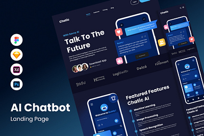 Chatic - AI Chatbot Landing Page V1 chatbot