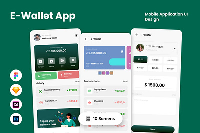 CoinEase - E-Wallet Mobile App balance