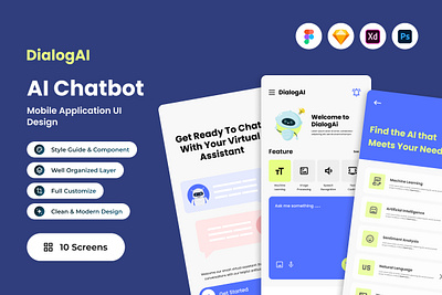 DialogAI - AI Chatbot Mobile App chatbot